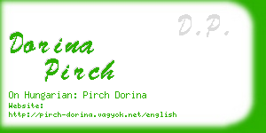 dorina pirch business card